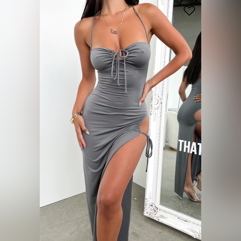 That’s So Fetch Imana Maxi Dress - Grey size 0 - Picture 4 of 7